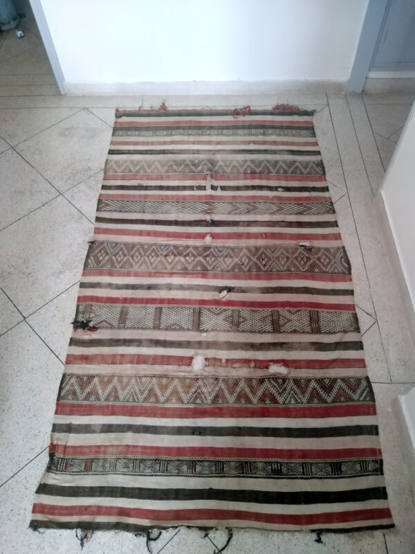 Antique Moroccan Carpet - Image 4