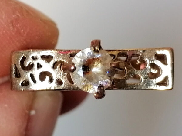 Vintage Gold Plated Ring - Image 3