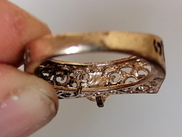 Vintage Gold Plated Ring - Image 7