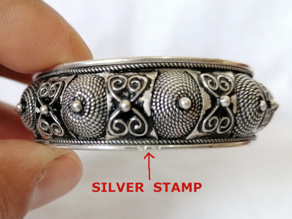 Sterling Silver Bracelet Moroccan Berber - Image 3