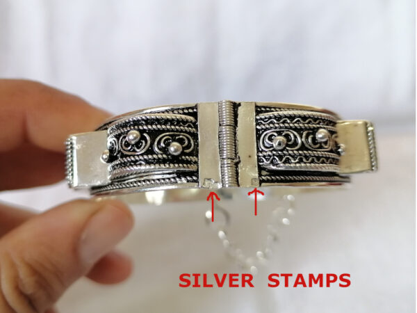 Sterling Silver Bracelet Moroccan Berber - Image 3