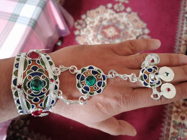 Silver Plated Bracelet Moroccan Berber