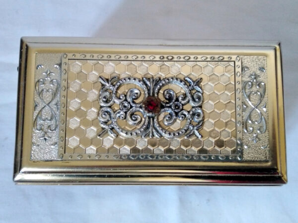 Antique Solid Music Jewelry Box - Image 7
