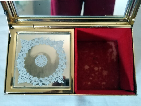 Antique Solid Music Jewelry Box - Image 3