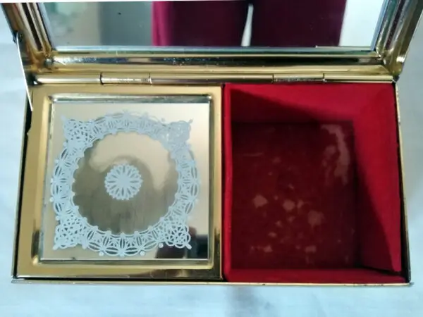 Antique Solid Music Jewelry Box - Image 3