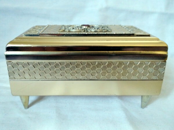 Antique Solid Music Jewelry Box - Image 4